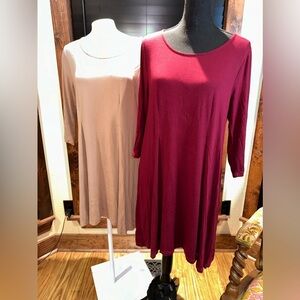 EUC combo 2 UMGEE dress mini, above knee Western style or babydoll style Sz M